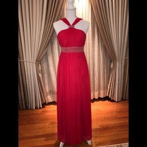 JS Boutique Red gown Size 6